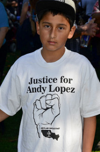 Another Andy Lopez t-shirt.