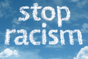 STop Racism- sky writing