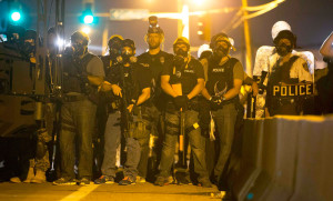 Police in Ferguson, Missouri